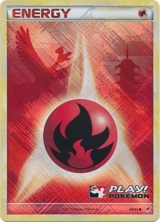 Fire Energy (89/95) (Play Pokemon Promo) [HeartGold & SoulSilver: Call of Legends] | Amazing Games TCG