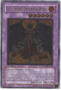 Evil Hero Inferno Wing (UTR) [Gladiator's Assault] [GLAS-EN038] | Amazing Games TCG