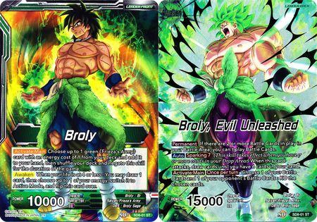 Broly // Broly, Evil Unleashed (Starter Deck Exclusive) (SD8-01) [Destroyer Kings] | Amazing Games TCG