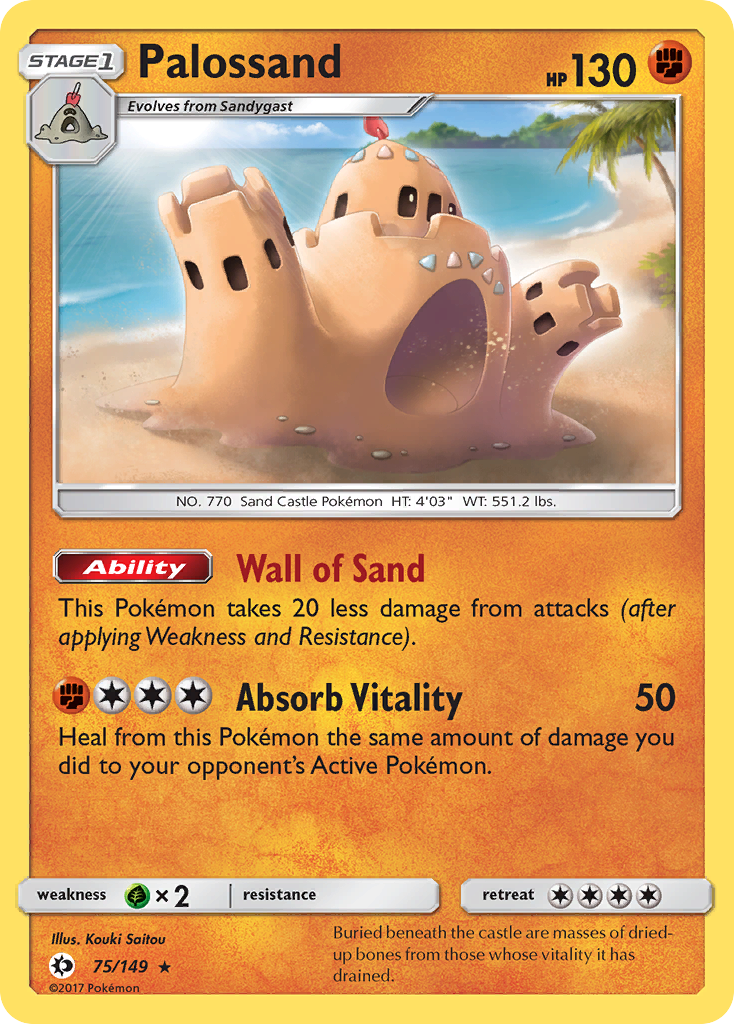 Palossand (75/149) [Sun & Moon: Base Set] | Amazing Games TCG