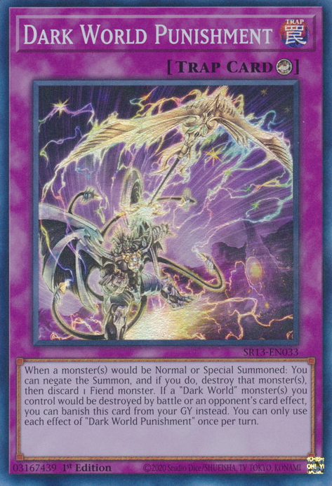 Dark World Punishment [SR13-EN033] Super Rare | Amazing Games TCG