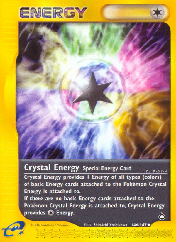 Crystal Energy (146/147) [Aquapolis] | Amazing Games TCG