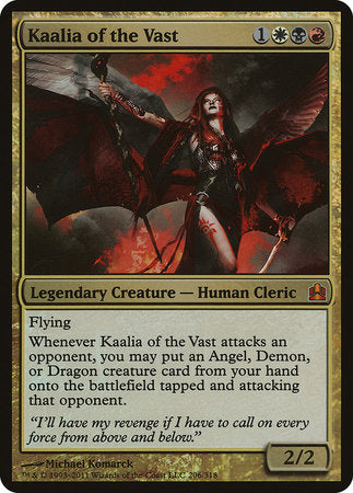 Kaalia of the Vast (Oversized) [Commander 2011 Oversized] | Amazing Games TCG