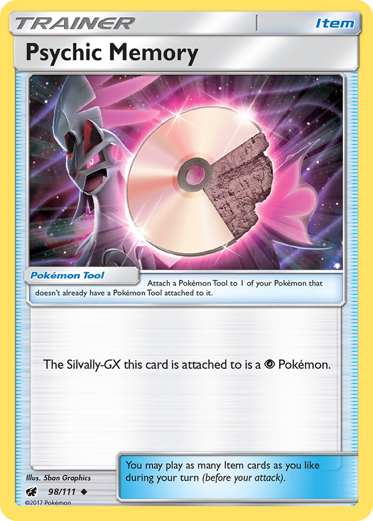 Psychic Memory (98/111) [Sun & Moon: Crimson Invasion] | Amazing Games TCG