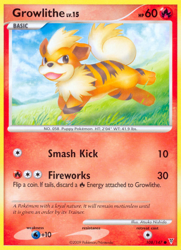 Growlithe (108/147) [Platinum: Supreme Victors] | Amazing Games TCG