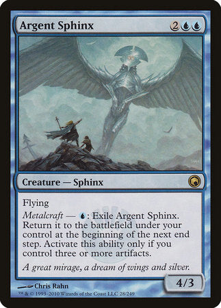 Argent Sphinx [Scars of Mirrodin] | Amazing Games TCG