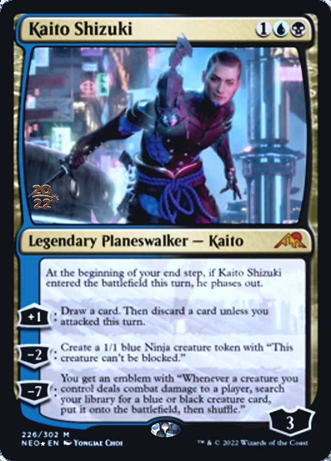 Kaito Shizuki [Kamigawa: Neon Dynasty Prerelease Promos] | Amazing Games TCG