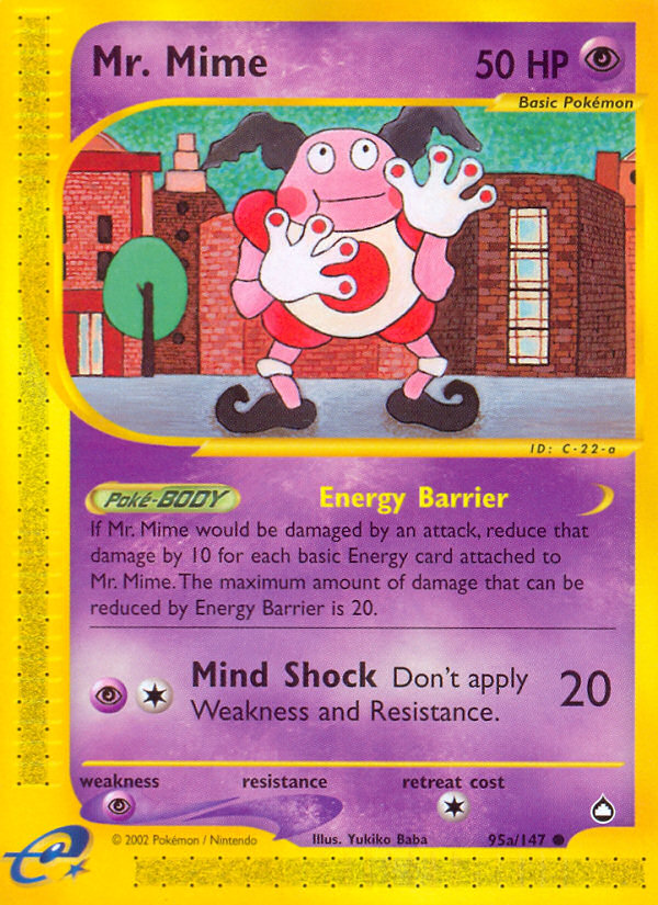 Mr. Mime (95a/147) [Aquapolis] | Amazing Games TCG