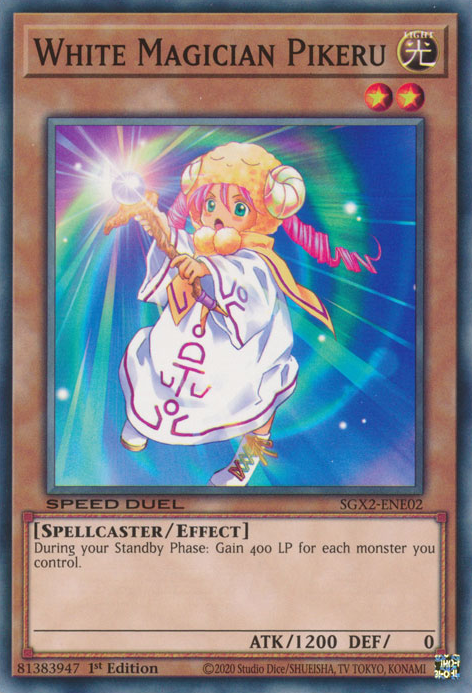 White Magician Pikeru [SGX2-ENE02] Common | Amazing Games TCG