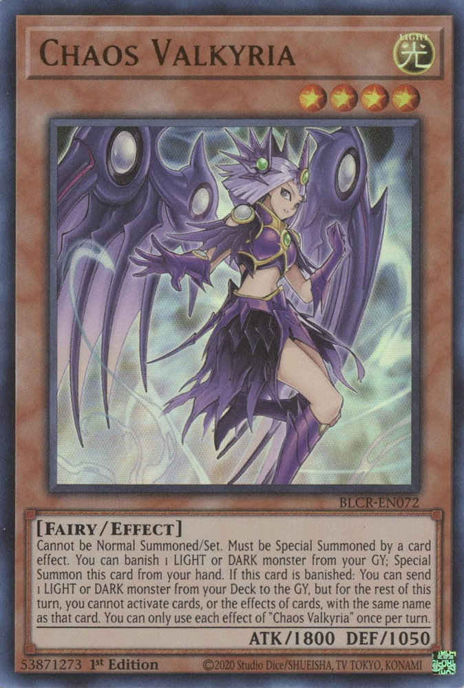 Chaos Valkyria [BLCR-EN072] Ultra Rare | Amazing Games TCG