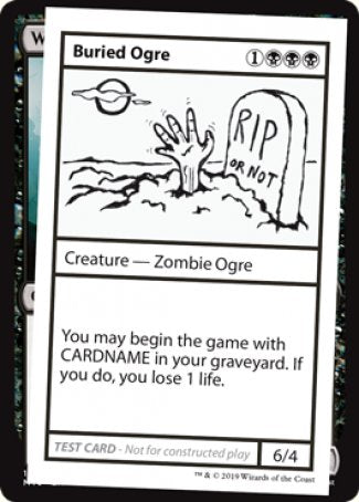 Buried Ogre (2021 Edition) [Mystery Booster Playtest Cards] | Amazing Games TCG