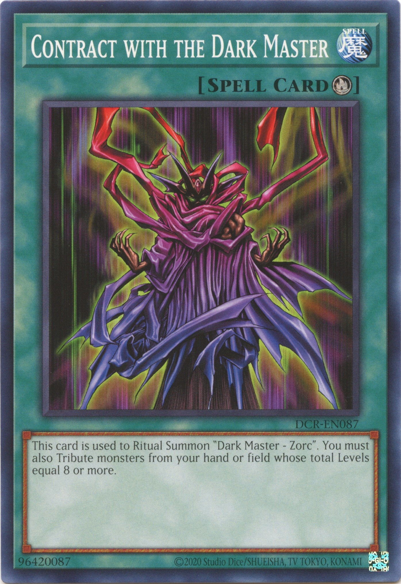 Contract with the Dark Master (25th Anniversary) [DCR-EN087] Common | Amazing Games TCG