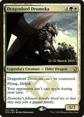 Dragonlord Dromoka [Dragons of Tarkir Promos] | Amazing Games TCG