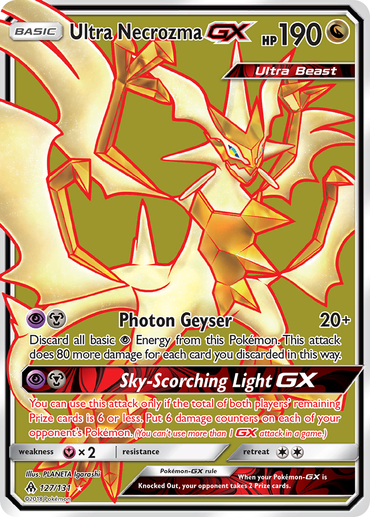 Ultra Necrozma GX (127/131) [Sun & Moon: Forbidden Light] | Amazing Games TCG