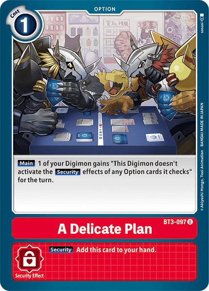 A Delicate Plan [BT3-097] [Release Special Booster Ver.1.5] | Amazing Games TCG
