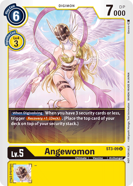 Angewomon [ST3-09] (Tamer Battle Pack) [Starter Deck: Heaven's Yellow Promos] | Amazing Games TCG