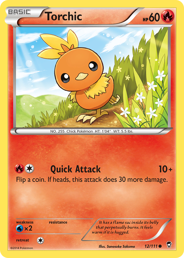 Torchic (12/111) [XY: Furious Fists] | Amazing Games TCG