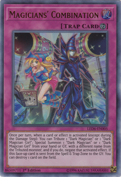 Magicians' Combination [LED6-EN005] Ultra Rare | Amazing Games TCG