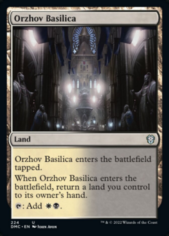 Orzhov Basilica [Dominaria United Commander] | Amazing Games TCG