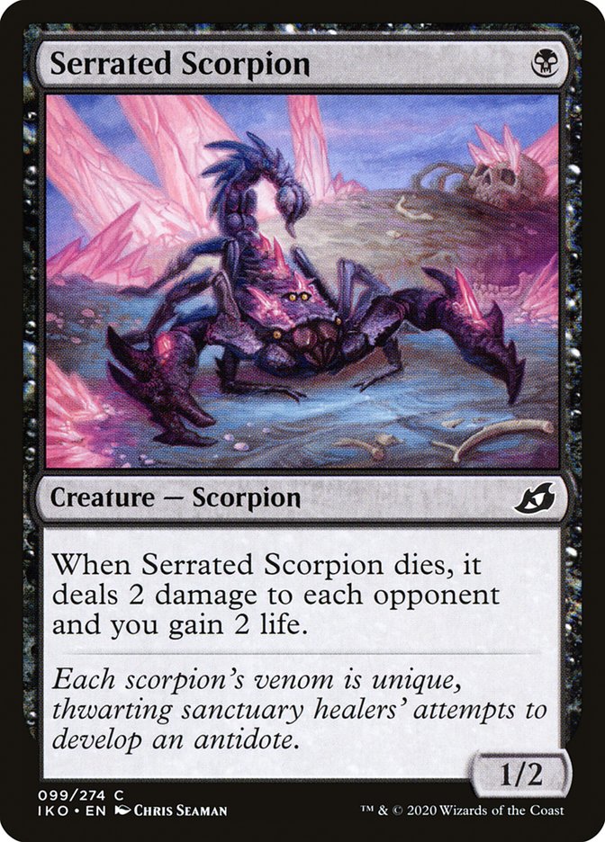 Serrated Scorpion [Ikoria: Lair of Behemoths] | Amazing Games TCG