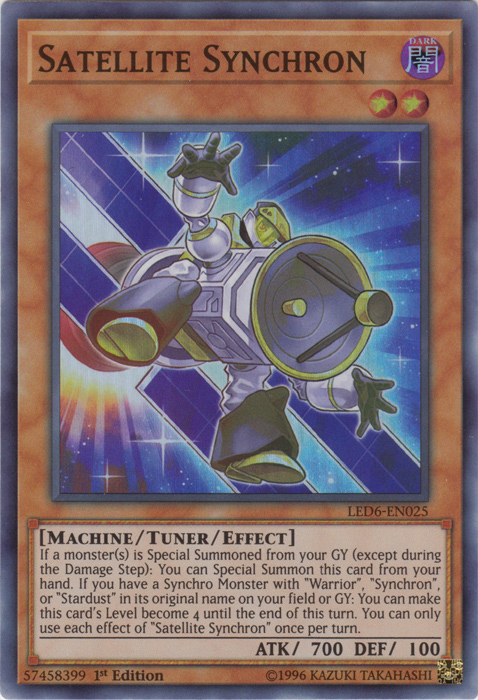 Satellite Synchron [LED6-EN025] Super Rare | Amazing Games TCG