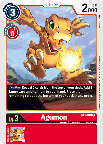 Agumon [BT1-010] [Release Special Booster Ver.1.0] | Amazing Games TCG