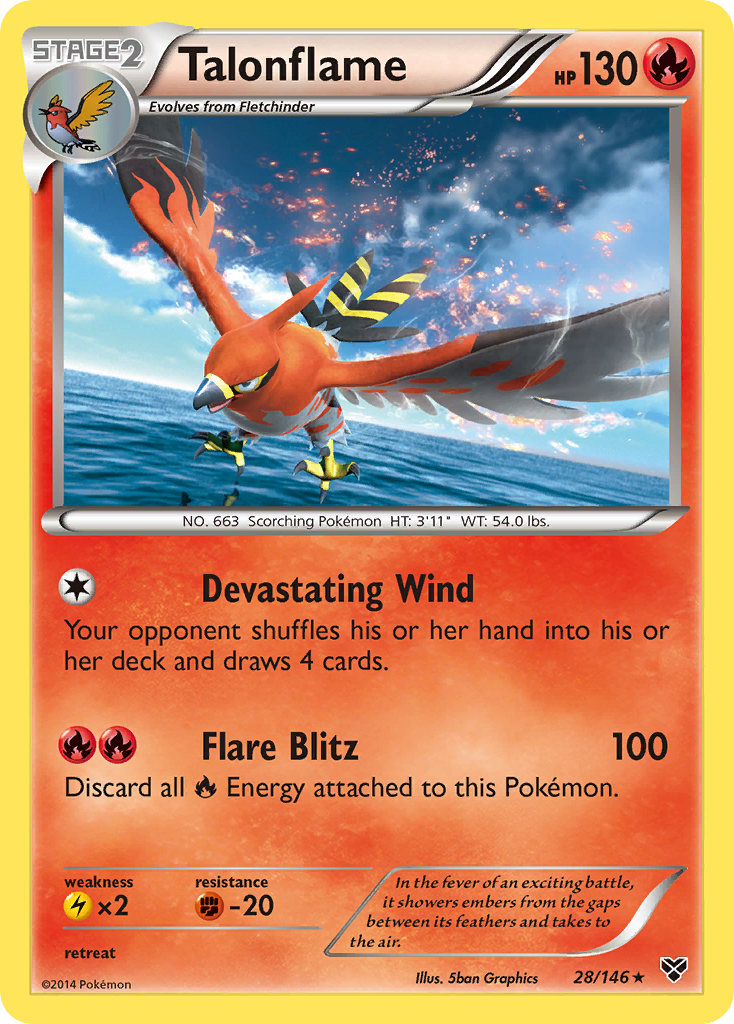 Talonflame (28/146) [XY: Base Set] | Amazing Games TCG