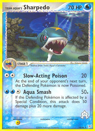 Team Aqua's Sharpedo (18/95) [EX: Team Magma vs Team Aqua] | Amazing Games TCG