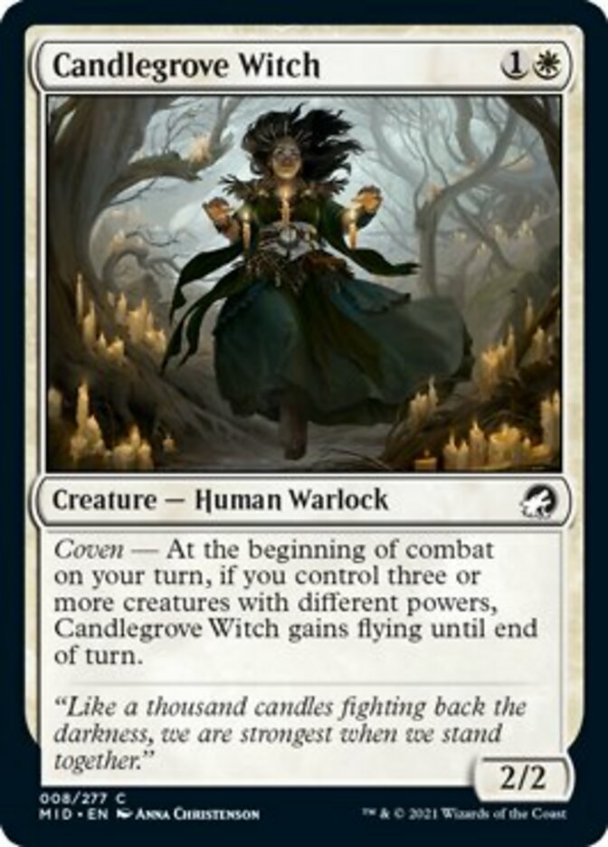 Candlegrove Witch [Innistrad: Midnight Hunt] | Amazing Games TCG