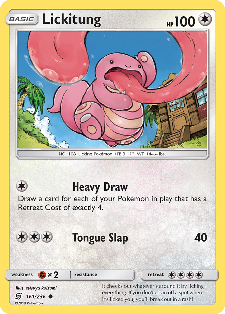 Lickitung (161/236) [Sun & Moon: Unified Minds] | Amazing Games TCG