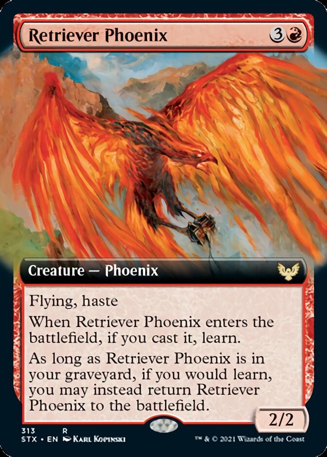 Retriever Phoenix (Extended) [Strixhaven: School of Mages] | Amazing Games TCG