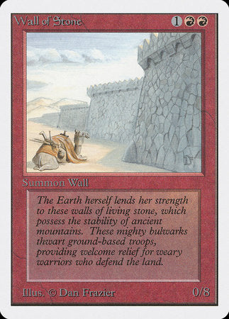 Wall of Stone [Unlimited Edition] | Amazing Games TCG