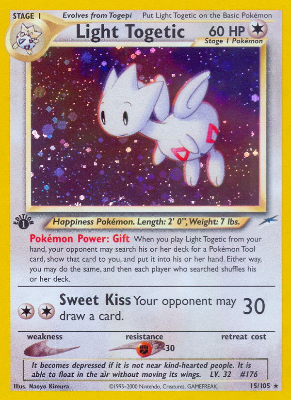 Light Togetic (15/105) [Neo Destiny 1st Edition] | Amazing Games TCG