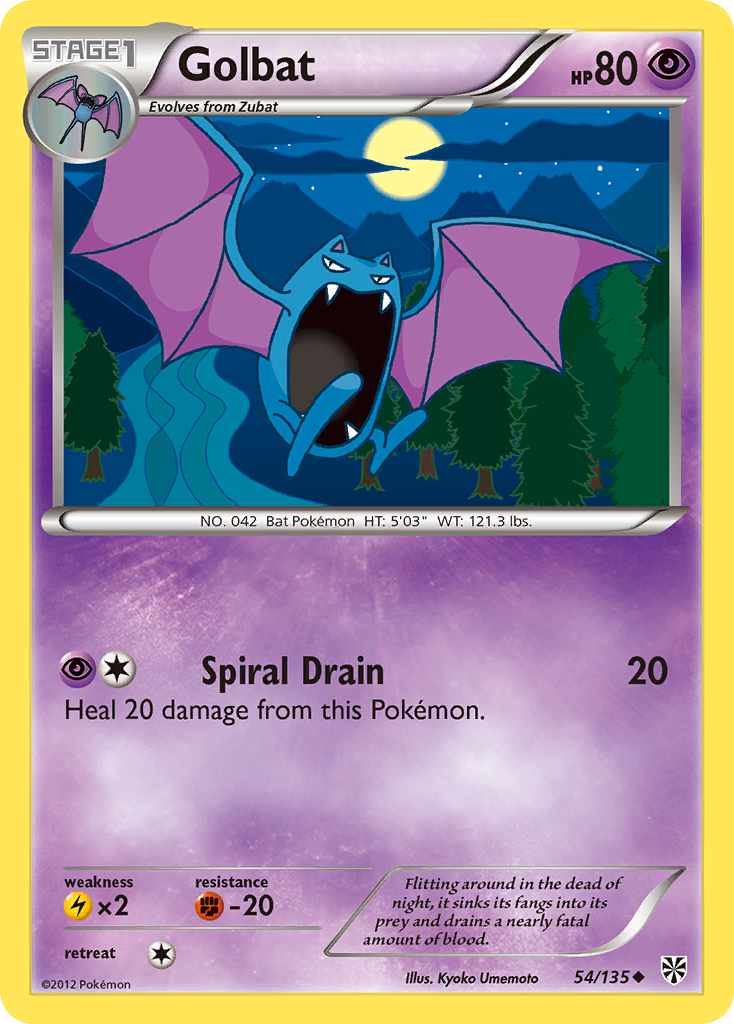 Golbat (54/135) [Black & White: Plasma Storm] | Amazing Games TCG