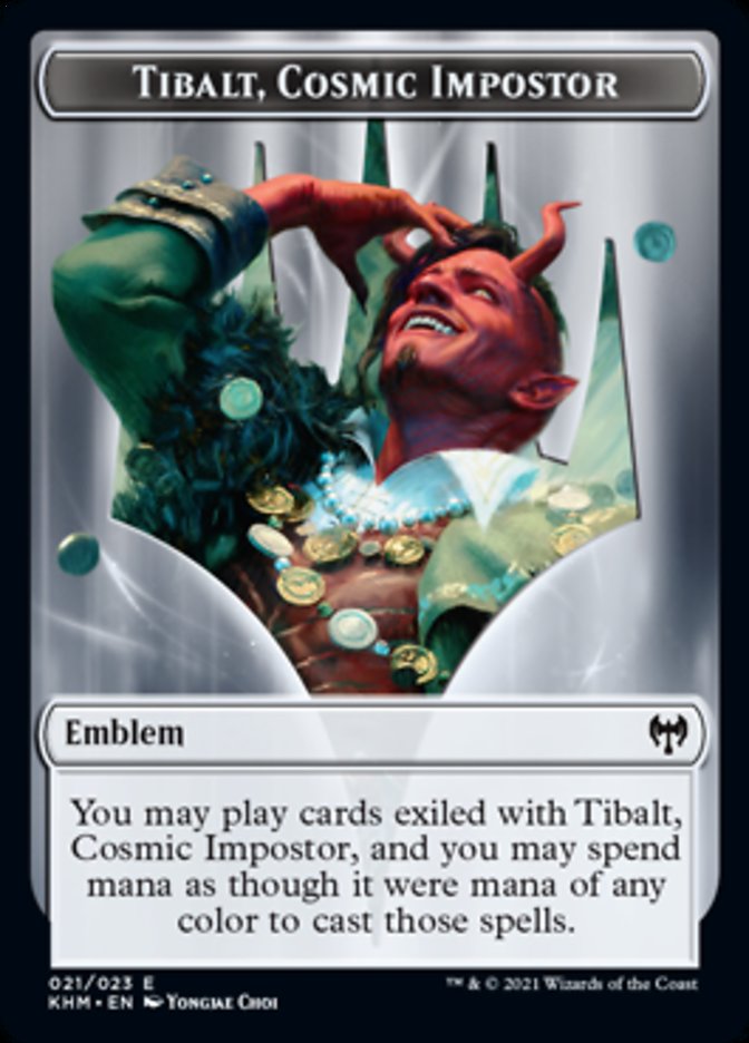 Emblem - Tibalt, Cosmic Impostor [Kaldheim] | Amazing Games TCG