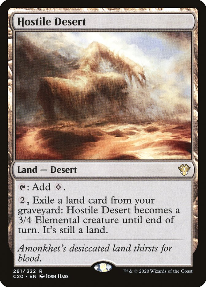 Hostile Desert [Commander 2020] | Amazing Games TCG