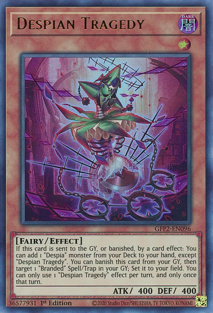 Despian Tragedy [GFP2-EN096] Ultra Rare | Amazing Games TCG