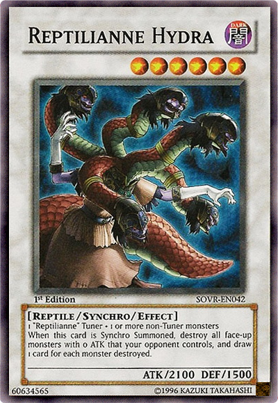 Reptilianne Hydra [SOVR-EN042] Super Rare | Amazing Games TCG