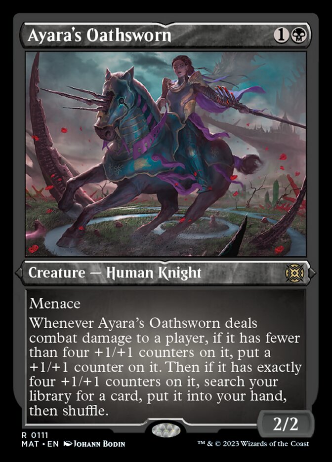 Ayara's Oathsworn (Foil Etched) [March of the Machine: The Aftermath] | Amazing Games TCG