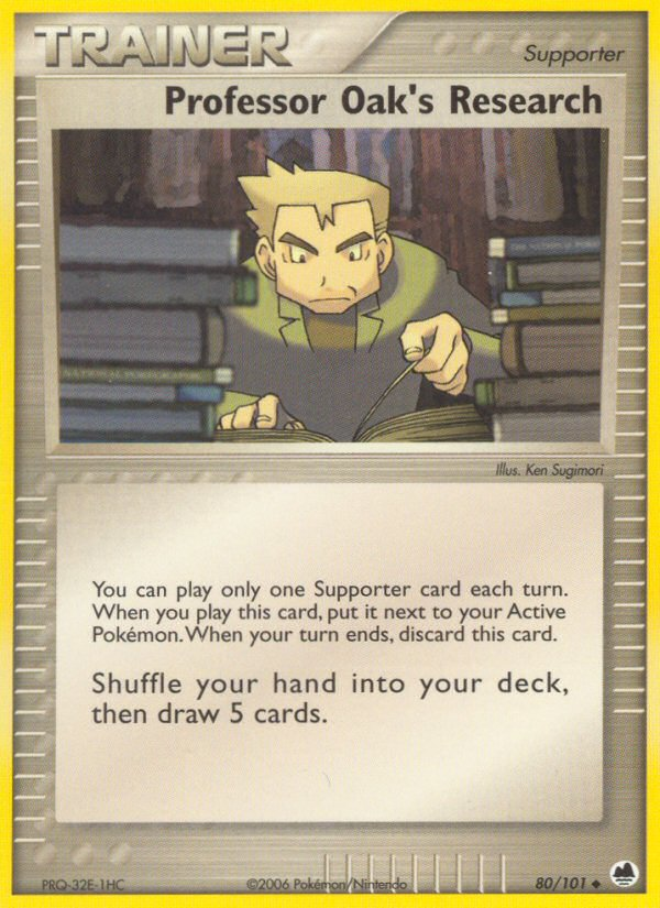 Professor Oak's Research (80/101) [EX: Dragon Frontiers] | Amazing Games TCG