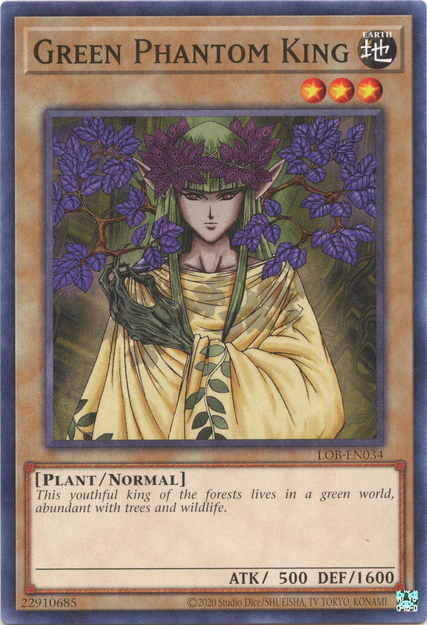 Green Phantom King (25th Anniversary) [LOB-EN034] Common | Amazing Games TCG