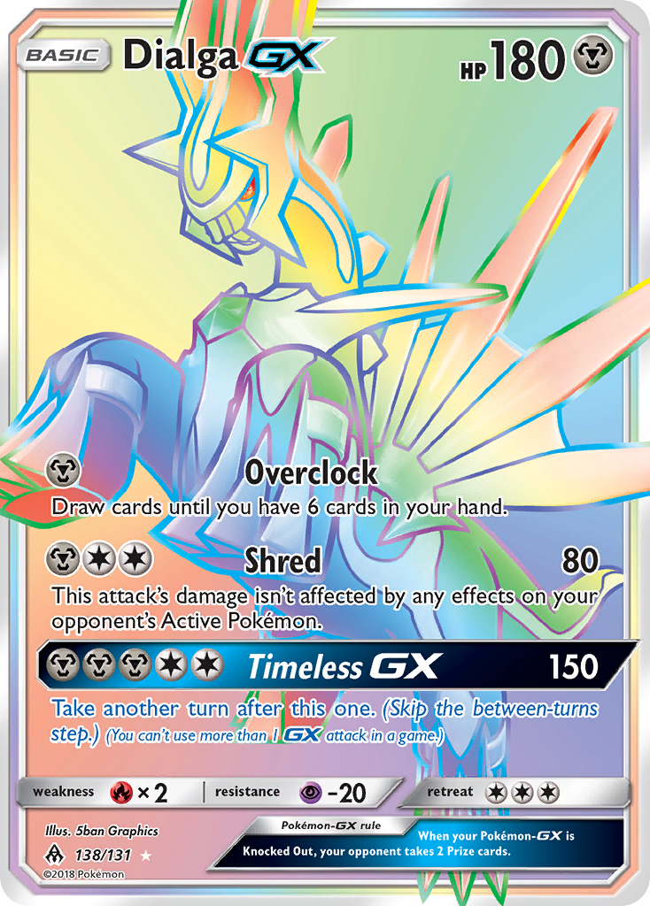 Dialga GX (138/131) [Sun & Moon: Forbidden Light] | Amazing Games TCG