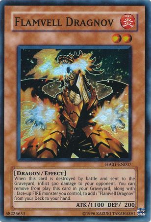 Flamvell Dragnov [HA01-EN007] Super Rare | Amazing Games TCG