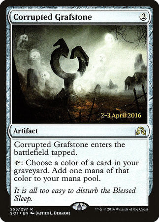 Corrupted Grafstone [Shadows over Innistrad Promos] | Amazing Games TCG