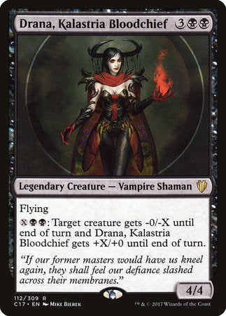 Drana, Kalastria Bloodchief [Commander 2017] | Amazing Games TCG