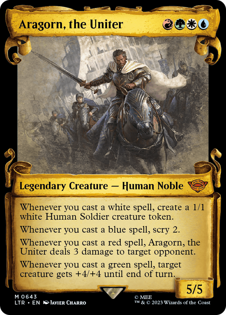 Aragorn, the Uniter [The Lord of the Rings: Tales of Middle-Earth Showcase Scrolls] | Amazing Games TCG