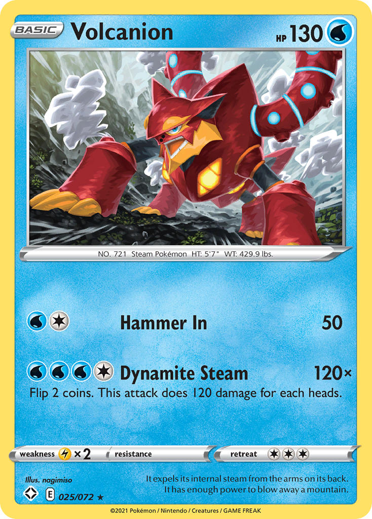 Volcanion (025/072) [Sword & Shield: Shining Fates] | Amazing Games TCG