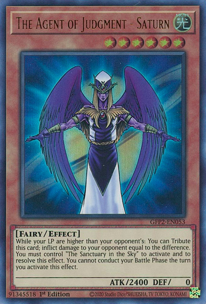 The Agent of Judgment - Saturn [GFP2-EN053] Ultra Rare | Amazing Games TCG