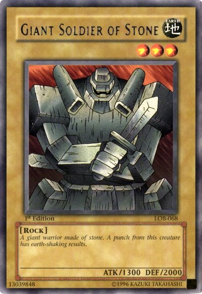 Giant Soldier of Stone [LOB-068] Rare | Amazing Games TCG