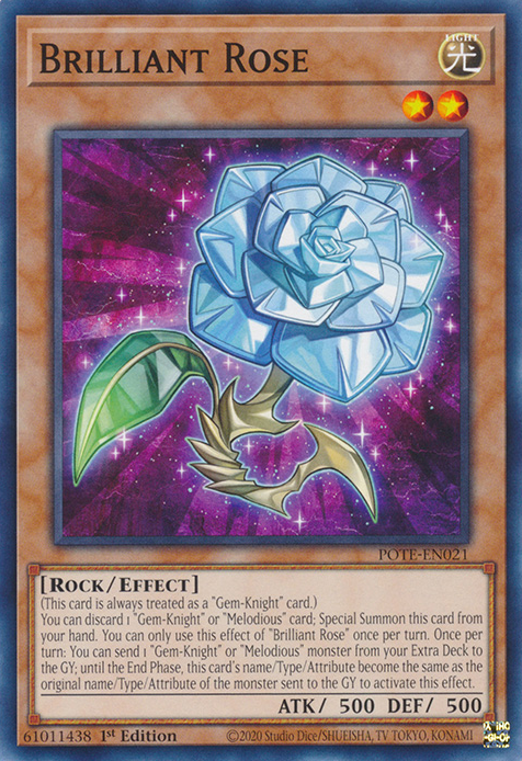 Brilliant Rose [POTE-EN021] Common | Amazing Games TCG